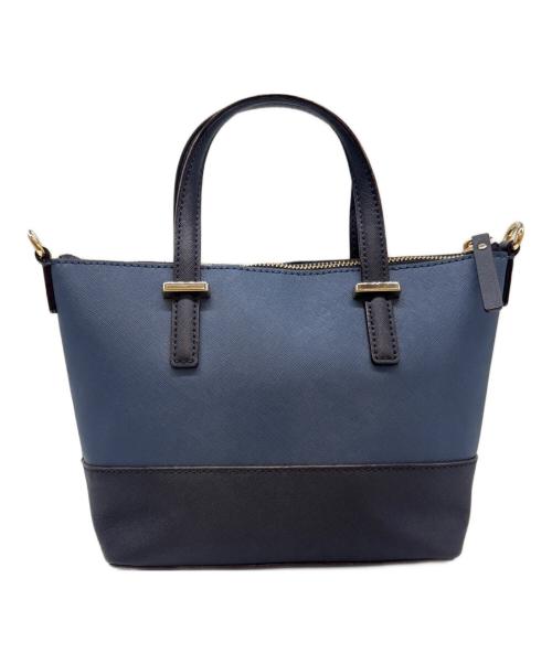 Kate Spade（ケイトスペード）Kate Spade (ケイトスペード) Kate Spade 　2WAYバッグ ブルー×ネイビーの古着・服飾アイテム