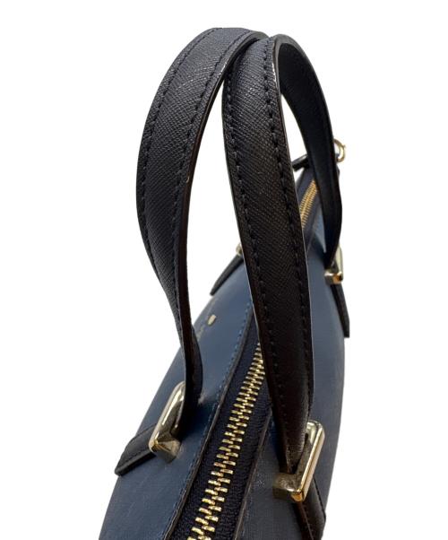 Kate Spade（ケイトスペード）Kate Spade (ケイトスペード) Kate Spade 　2WAYバッグ ブルー×ネイビーの古着・服飾アイテム