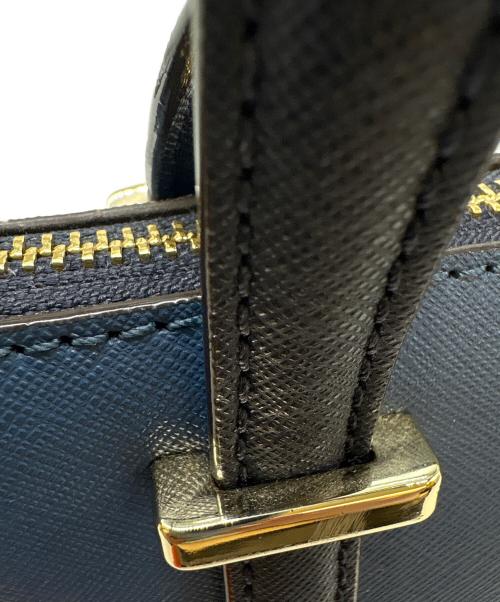 Kate Spade（ケイトスペード）Kate Spade (ケイトスペード) Kate Spade 　2WAYバッグ ブルー×ネイビーの古着・服飾アイテム