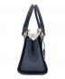 中古・古着 Kate Spade (ケイトスペード) Kate Spade 　デニム スモール サッチェル 　2WAYバッグ ホワイト×ネイビー：8000円