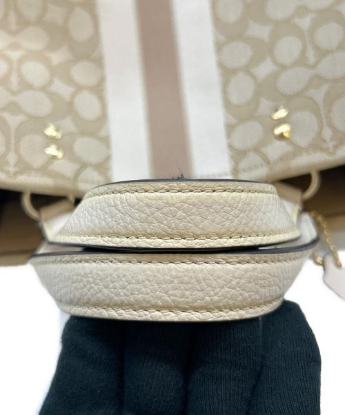 COACH（コーチ）COACH (コーチ) COACH　デンプシー キャリーオール　ハンドバッグ ベージュの古着・服飾アイテム