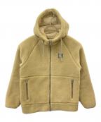 HELLY HANSENヘリーハンセン）の古着「HELLY HANSEN　ファイバーパイルフーディー」｜ベージュ