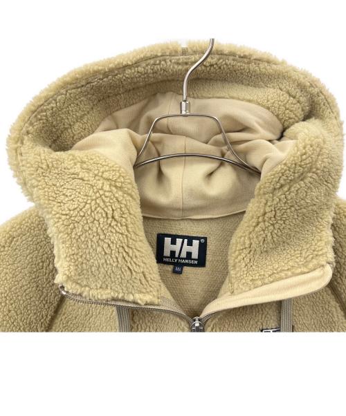 HELLY HANSEN（ヘリーハンセン）HELLY HANSEN (ヘリーハンセン) HELLY HANSEN　ファイバーパイルフーディー ベージュ サイズ:WMの古着・服飾アイテム