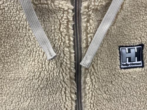 HELLY HANSEN（ヘリーハンセン）HELLY HANSEN (ヘリーハンセン) HELLY HANSEN　ファイバーパイルフーディー ベージュ サイズ:WMの古着・服飾アイテム