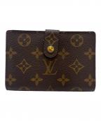 LOUIS VUITTONルイ ヴィトン）の古着「LOUIS VUITTON 　モノグラム 　ポルトモネ・ビエ・ヴィエノワ 　2つ折り財布」｜ブラウン