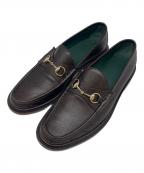 GUCCIグッチ）の古着「GUCCI  ビットローファー」｜ブラウン