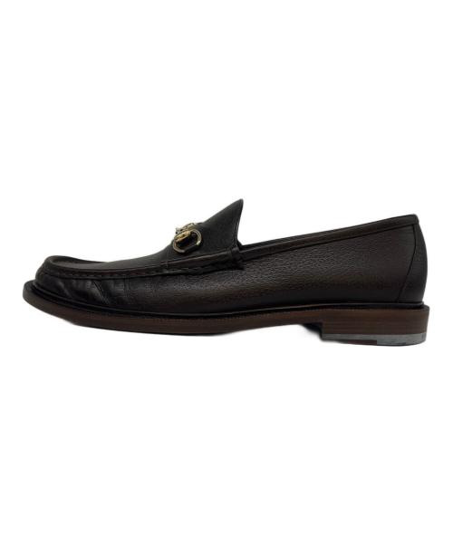 GUCCI（グッチ）GUCCI (グッチ) GUCCI  ビットローファー ブラウン サイズ:11の古着・服飾アイテム