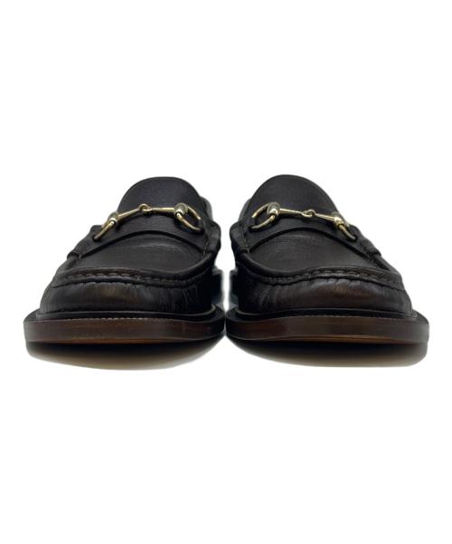 GUCCI（グッチ）GUCCI (グッチ) GUCCI  ビットローファー ブラウン サイズ:11の古着・服飾アイテム