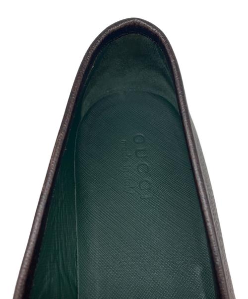 GUCCI（グッチ）GUCCI (グッチ) GUCCI  ビットローファー ブラウン サイズ:11の古着・服飾アイテム