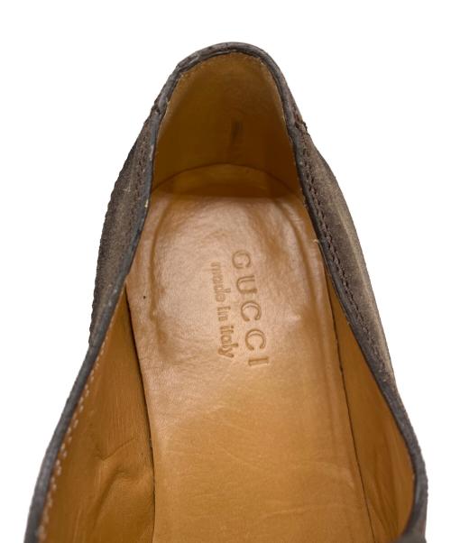 GUCCI（グッチ）GUCCI (グッチ) GUCCI  タッセルローファー ブラウン サイズ:10の古着・服飾アイテム