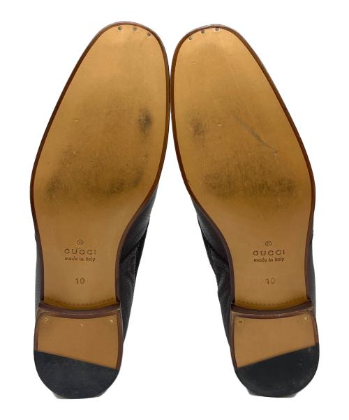 GUCCI（グッチ）GUCCI (グッチ) GUCCI  タッセルローファー ブラウン サイズ:10の古着・服飾アイテム