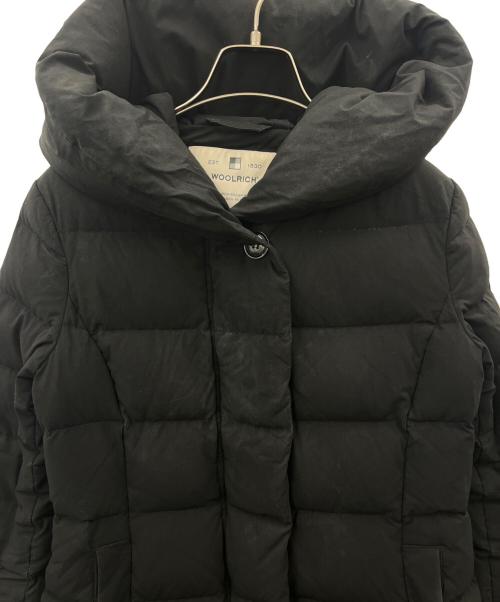 WOOLRICH（ウールリッチ）WOOLRICH (ウールリッチ) JOURNAL STANDARD (ジャーナルスタンダード) WOOLRICH × JOURNAL STANDARD PUFFY PRESCOTT ダウンコート ブラック サイズ:Sの古着・服飾アイテム