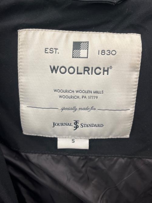 WOOLRICH（ウールリッチ）WOOLRICH (ウールリッチ) JOURNAL STANDARD (ジャーナルスタンダード) WOOLRICH × JOURNAL STANDARD PUFFY PRESCOTT ダウンコート ブラック サイズ:Sの古着・服飾アイテム