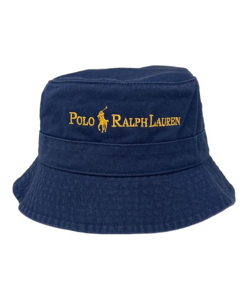 POLO RALPH LAUREN（ポロ・ラルフローレン）POLO RALPH LAUREN (ポロ・ラルフローレン) POLO RALPH LAUREN　バケットハット ネイビー サイズ:58cmの古着・服飾アイテム