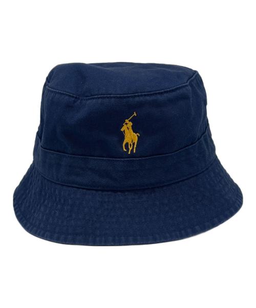 POLO RALPH LAUREN（ポロ・ラルフローレン）POLO RALPH LAUREN (ポロ・ラルフローレン) POLO RALPH LAUREN　バケットハット ネイビー サイズ:58cmの古着・服飾アイテム