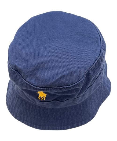 POLO RALPH LAUREN（ポロ・ラルフローレン）POLO RALPH LAUREN (ポロ・ラルフローレン) POLO RALPH LAUREN　バケットハット ネイビー サイズ:58cmの古着・服飾アイテム