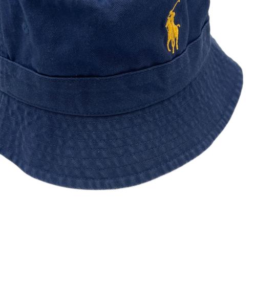 POLO RALPH LAUREN（ポロ・ラルフローレン）POLO RALPH LAUREN (ポロ・ラルフローレン) POLO RALPH LAUREN　バケットハット ネイビー サイズ:58cmの古着・服飾アイテム