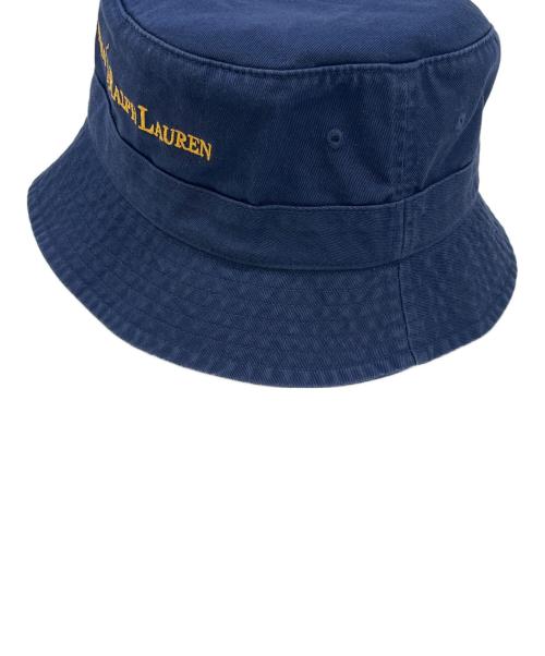 POLO RALPH LAUREN（ポロ・ラルフローレン）POLO RALPH LAUREN (ポロ・ラルフローレン) POLO RALPH LAUREN　バケットハット ネイビー サイズ:58cmの古着・服飾アイテム