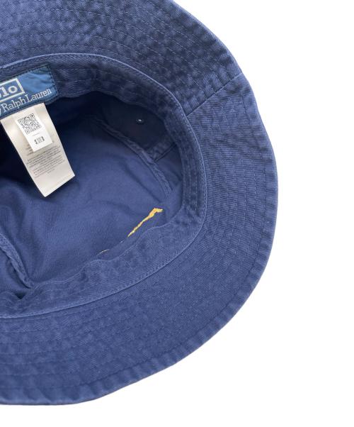 POLO RALPH LAUREN（ポロ・ラルフローレン）POLO RALPH LAUREN (ポロ・ラルフローレン) POLO RALPH LAUREN　バケットハット ネイビー サイズ:58cmの古着・服飾アイテム
