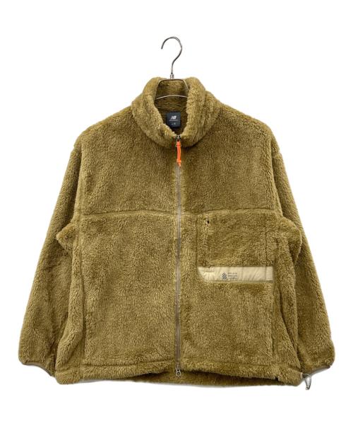 NEW BALANCE（ニューバランス）NEW BALANCE (ニューバランス) NEW BALANCE　フリースジャケット ブラウン サイズ:Ｓ 未使用品の古着・服飾アイテム