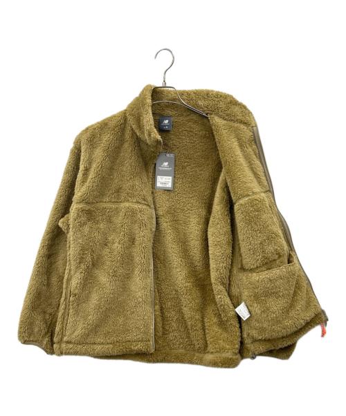 NEW BALANCE（ニューバランス）NEW BALANCE (ニューバランス) NEW BALANCE　フリースジャケット ブラウン サイズ:Ｓ 未使用品の古着・服飾アイテム