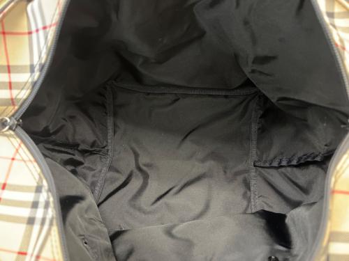 BURBERRY BLUE LABEL（バーバリー ブルー レーベル）BURBERRY BLUE LABEL (バーバリー ブルー レーベル) BURBERRY BLUE LABEL　ナイロントートバッグ ブラックの古着・服飾アイテム