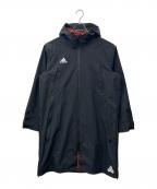 adidasアディダス）の古着「adidas　ベンチコート」｜ブラック