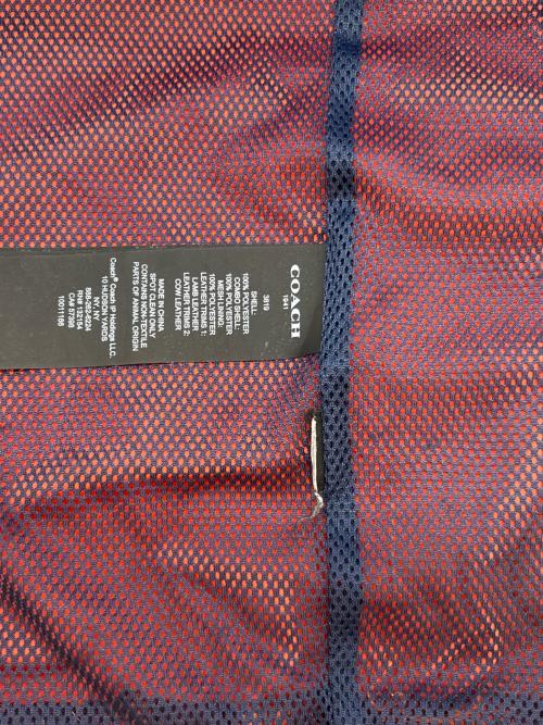 COACH（コーチ）COACH (コーチ) COACH　マウンテンパーカー ブルー×オレンジ サイズ:46の古着・服飾アイテム