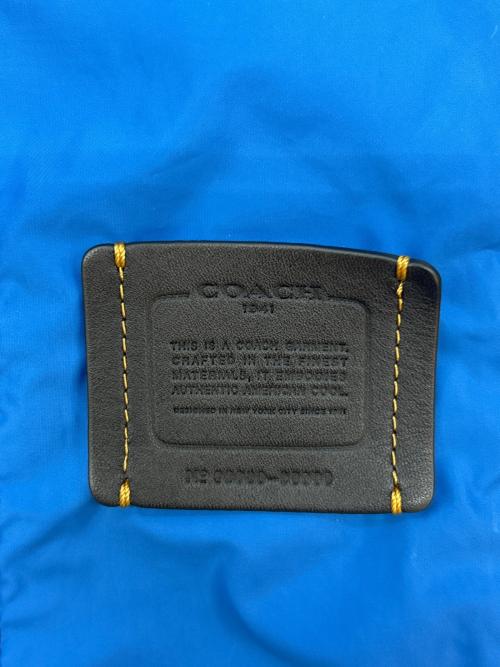 COACH（コーチ）COACH (コーチ) COACH　マウンテンパーカー ブルー×オレンジ サイズ:46の古着・服飾アイテム