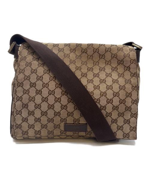 GUCCI（グッチ）GUCCI (グッチ) GUCCI　GG　ショルダーバッグ ベージュの古着・服飾アイテム