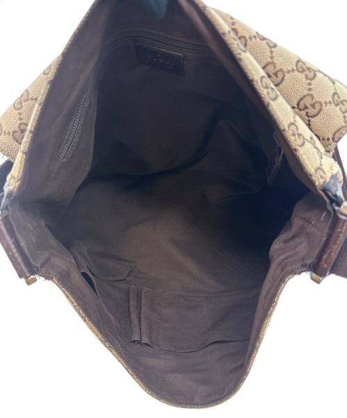 GUCCI（グッチ）GUCCI (グッチ) GUCCI　GG　ショルダーバッグ ベージュの古着・服飾アイテム