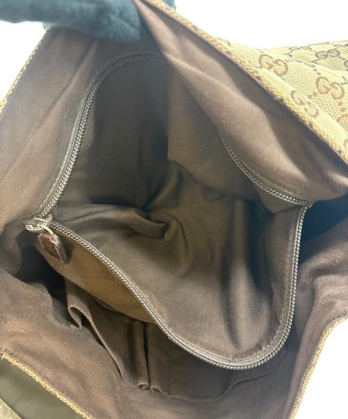 GUCCI（グッチ）GUCCI (グッチ) GUCCI　GG　ショルダーバッグ ベージュの古着・服飾アイテム