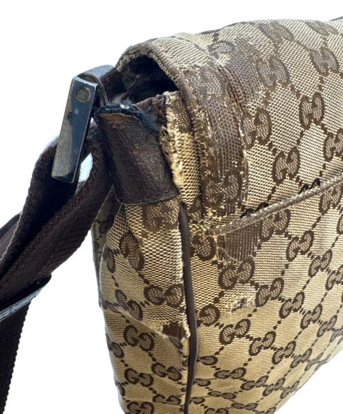 GUCCI（グッチ）GUCCI (グッチ) GUCCI　GG　ショルダーバッグ ベージュの古着・服飾アイテム