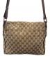 中古・古着 GUCCI (グッチ) GUCCI　GG　ショルダーバッグ ベージュ：10000円