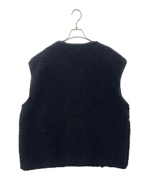 THE NORTHFACE PURPLELABEL（ザ・ノースフェイス パープルレーベル）THE NORTHFACE PURPLELABEL (ザ・ノースフェイス パープルレーベル) THE NORTHFACE PURPLELABEL　Wool Boa Fleece Field Cardigan ブラック サイズ:Lの古着・服飾アイテム