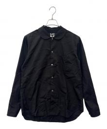 BLACK COMME des GARCONS（ブラックコムデギャルソン）の古着「BLACK COMME des GARCONS　26AW　綿ブロードシャツ」｜ブラック