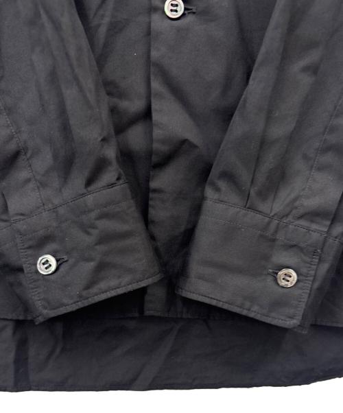 BLACK COMME des GARCONS（ブラックコムデギャルソン）BLACK COMME des GARCONS (ブラックコムデギャルソン) BLACK COMME des GARCONS　26AW　綿ブロードシャツ ブラック サイズ:Mの古着・服飾アイテム