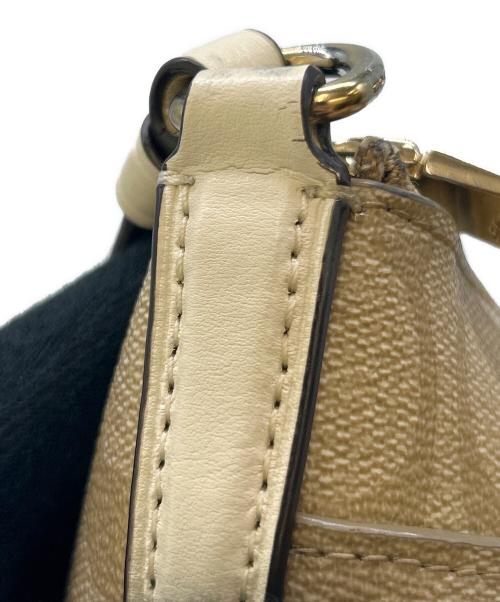 COACH（コーチ）COACH (コーチ) COACH　シグネチャー　ショルダーバッグ ベージュの古着・服飾アイテム
