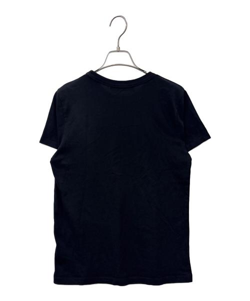 maison kitsune（メゾンキツネ）maison kitsune (メゾンキツネ) MAISON KITSUNE　フォックスヘッドパッチクラシック Tシャツ ブラック サイズ:Sの古着・服飾アイテム