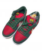NIKEナイキ）の古着「NIKE　DUNK LOW　ローカットスニーカー」｜レッド×グリーン