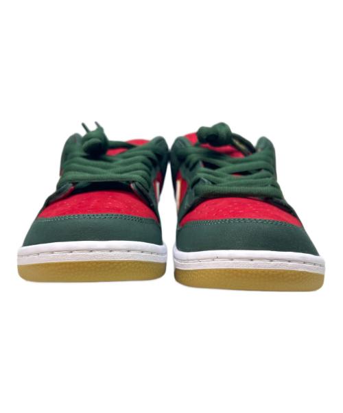 NIKE（ナイキ）NIKE (ナイキ) NIKE　DUNK LOW　ローカットスニーカー レッド×グリーン サイズ:27.5の古着・服飾アイテム