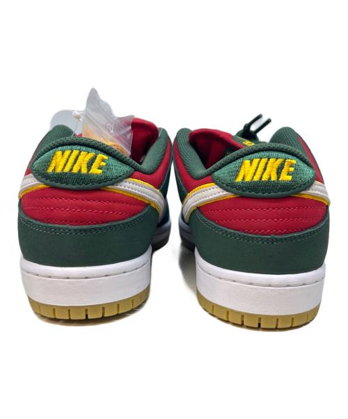 NIKE（ナイキ）NIKE (ナイキ) NIKE　DUNK LOW　ローカットスニーカー レッド×グリーン サイズ:27.5の古着・服飾アイテム