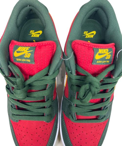 NIKE（ナイキ）NIKE (ナイキ) NIKE　DUNK LOW　ローカットスニーカー レッド×グリーン サイズ:27.5の古着・服飾アイテム