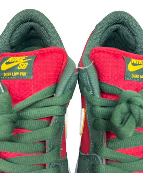 NIKE（ナイキ）NIKE (ナイキ) NIKE　DUNK LOW　ローカットスニーカー レッド×グリーン サイズ:27.5の古着・服飾アイテム
