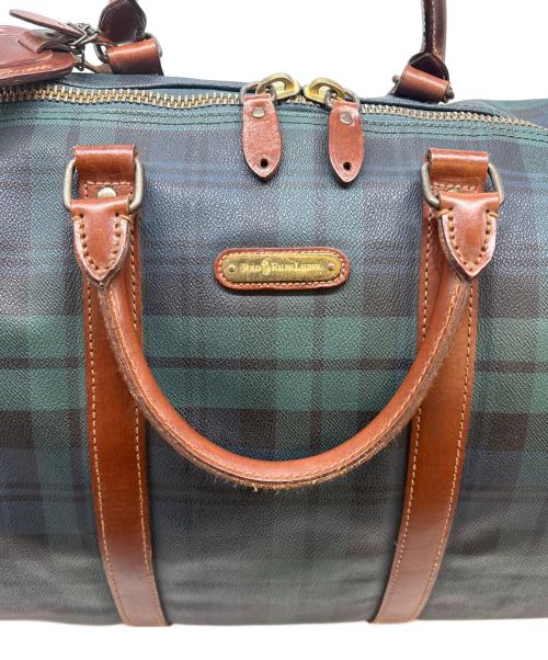 POLO RALPH LAUREN（ポロ・ラルフローレン）POLO RALPH LAUREN (ポロ・ラルフローレン) POLO RALPH LAUREN　ボストンバッグ グリーンの古着・服飾アイテム