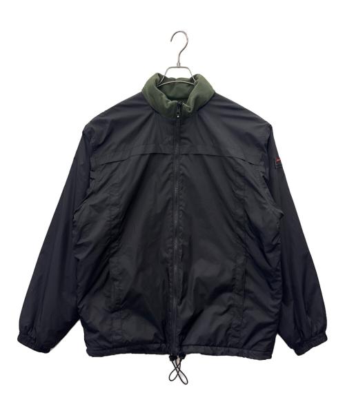 THOMAS BURBERRY（トーマスバーバリ）THOMAS BURBERRY (トーマスバーバリ) THOMAS BURBERRY　リバーシブルジャケット ブラック×グリーン サイズ:LLの古着・服飾アイテム