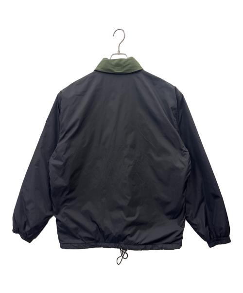 THOMAS BURBERRY（トーマスバーバリ）THOMAS BURBERRY (トーマスバーバリ) THOMAS BURBERRY　リバーシブルジャケット ブラック×グリーン サイズ:LLの古着・服飾アイテム