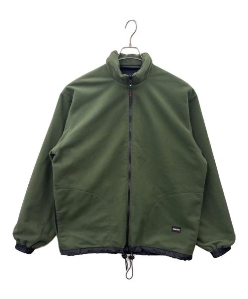 THOMAS BURBERRY（トーマスバーバリ）THOMAS BURBERRY (トーマスバーバリ) THOMAS BURBERRY　リバーシブルジャケット ブラック×グリーン サイズ:LLの古着・服飾アイテム