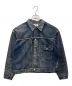 BENJAMIN authentic club（ベンジャミンオーセンティッククラブ））の古着「BENJAMIN AUTHENTIC CLUB　デニムジャケット」｜ブルー