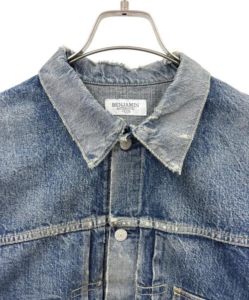 BENJAMIN authentic club（（ベンジャミンオーセンティッククラブ））BENJAMIN authentic club (（ベンジャミンオーセンティッククラブ）) BENJAMIN AUTHENTIC CLUB　デニムジャケット ブルー サイズ:Lの古着・服飾アイテム